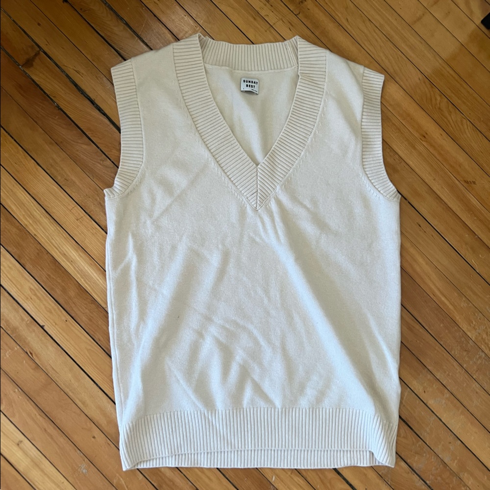 Sunday Best Oversized Sweater Vest